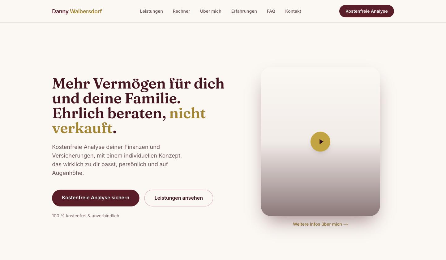 Vorschau: Danny Walbersdorf